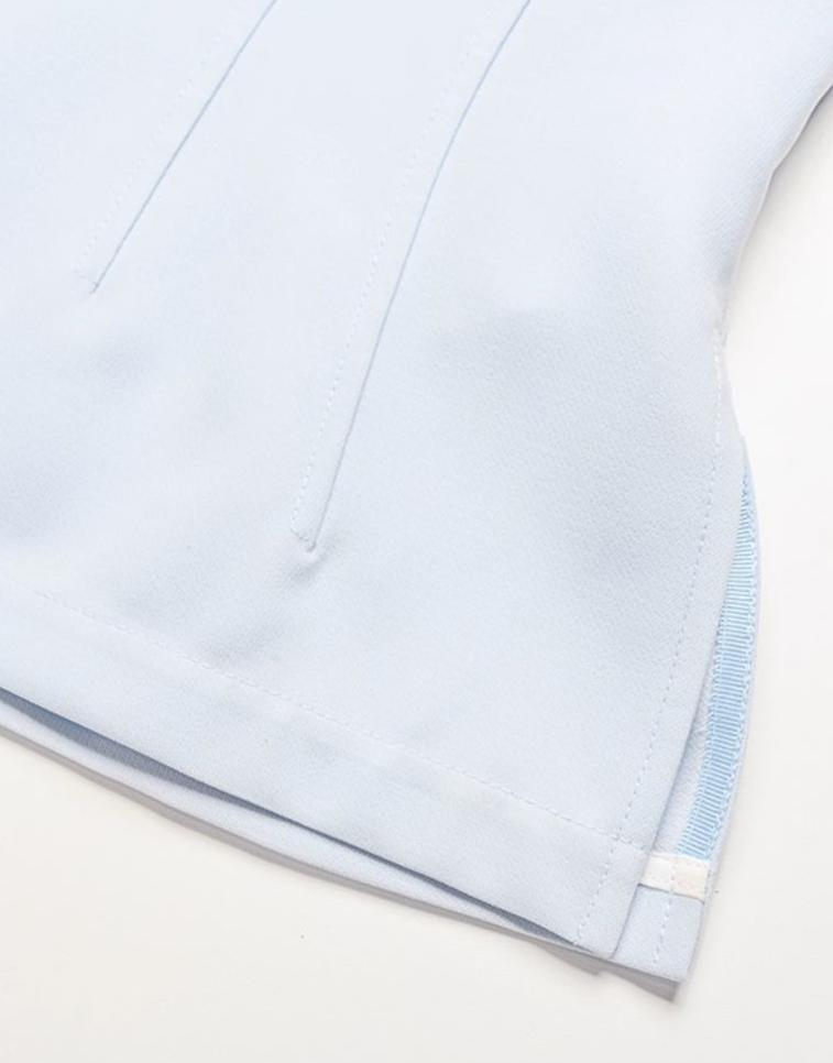 YES BY YESIR | Deconstructed Layered sleeveless Chiffon Shirt - SORALIA.