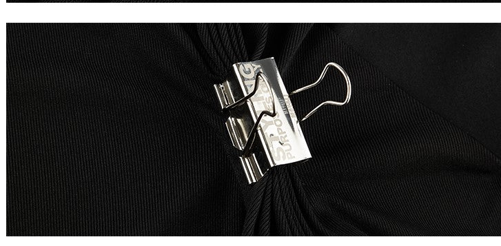 Autumn Winter luxury hoodie pinched pleated waist sweatshirt - kIC