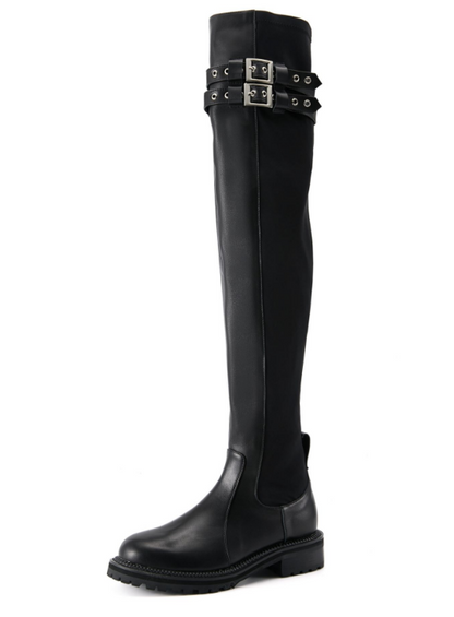 FEIFEI original design over-the-knee motorcycle boots - Mili