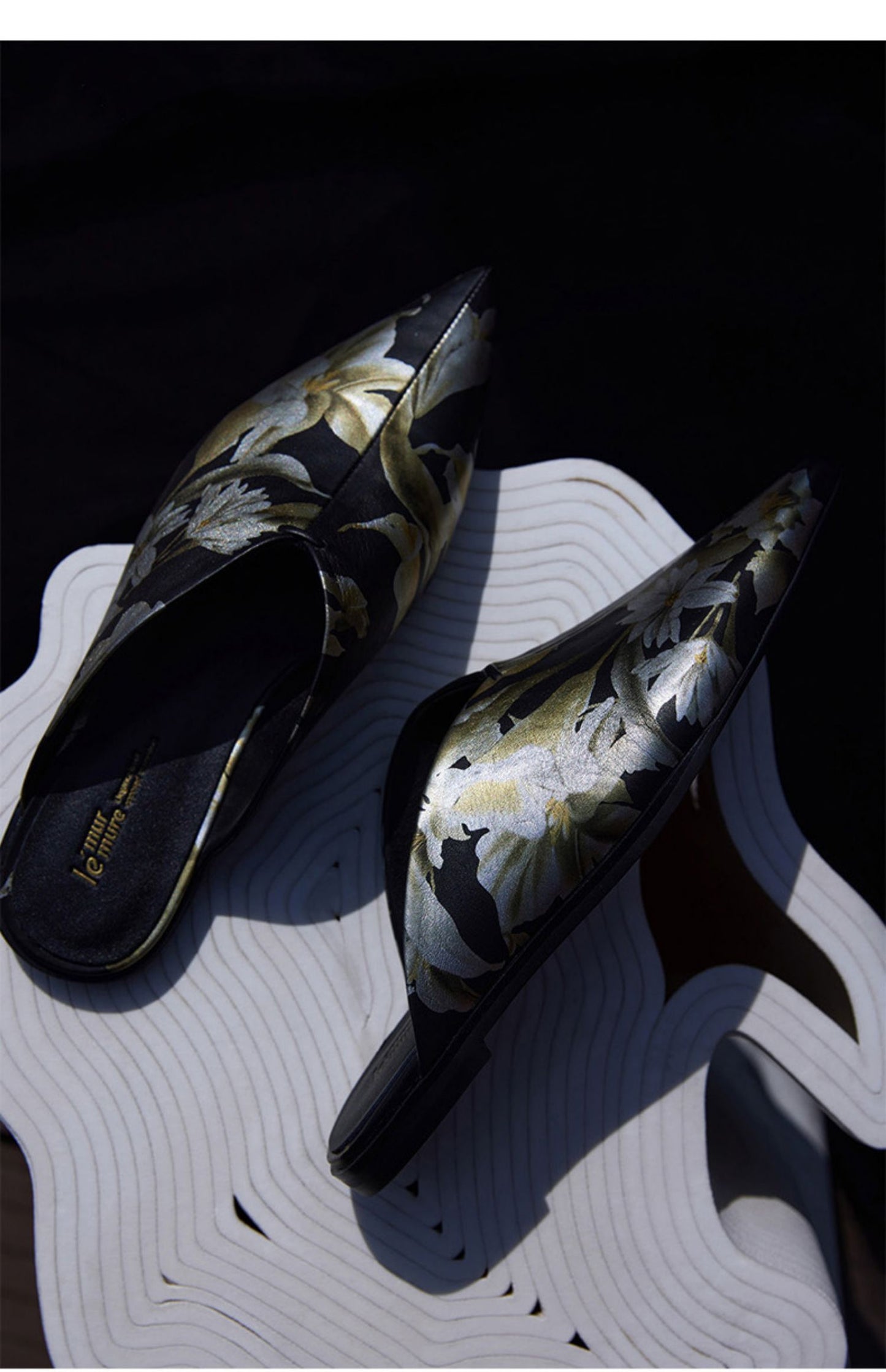 Retro Muller shoes slip sheepskin slippers leather shoes- Jan