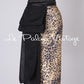 Vintage 40s Leopard Pencil Skirt with Waist Cincher- Cincar