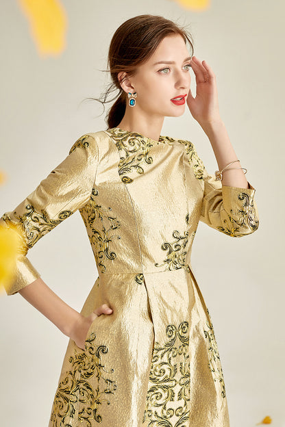 Autumn luxury retro jacquard dress jacket- Jiji