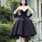 Le Palais vintage retro strapless 1950 ball gown LBD dress- Wali