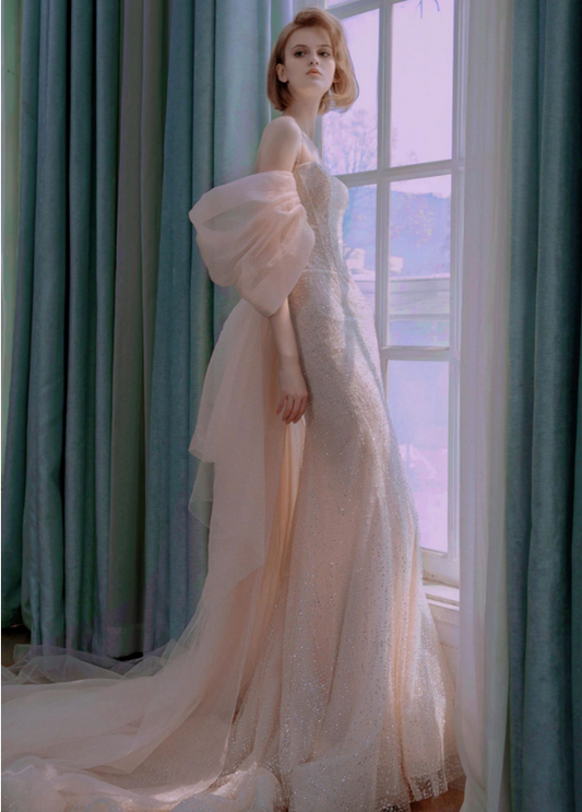 Early Spring 2023 light wedding mermaid dress- Princessa