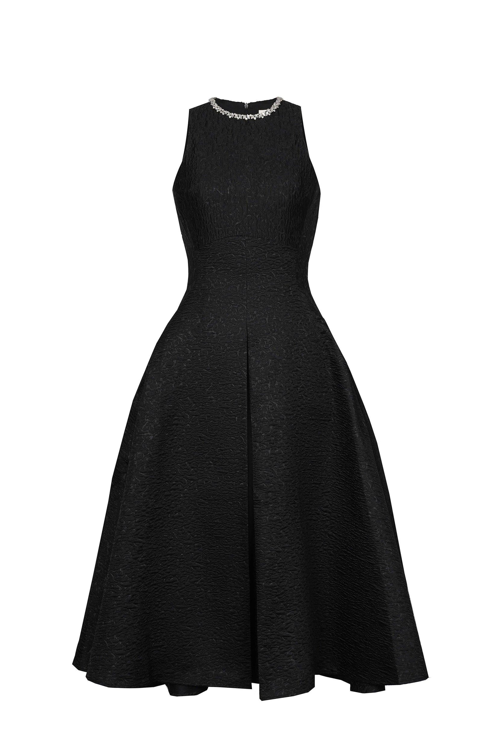 RETRO bridesmaid wedding midi jewel neck dress Lili GOOD GIRL REBEL