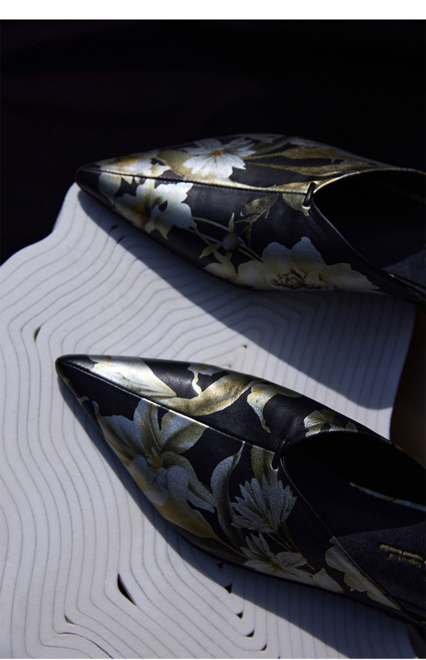 Retro Muller shoes slip sheepskin slippers leather shoes- Jan