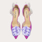 Lily Early 2023 Spring purple high heels stiletto pointed toe shoes- Cece