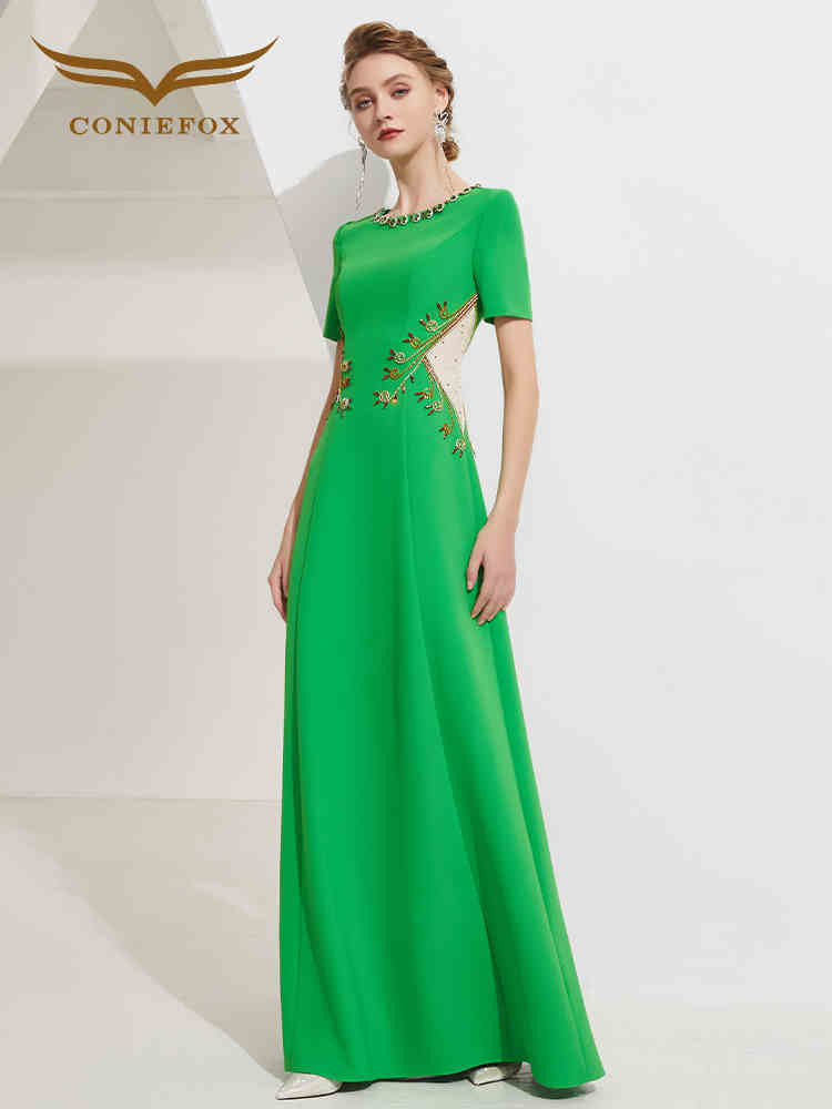 Gorgeous dress elegant dinner party ladies evening wedding gown dress- Diroa L Gorgeous dress elegant dinner party ladies evening wedding gown dress- Diroa L