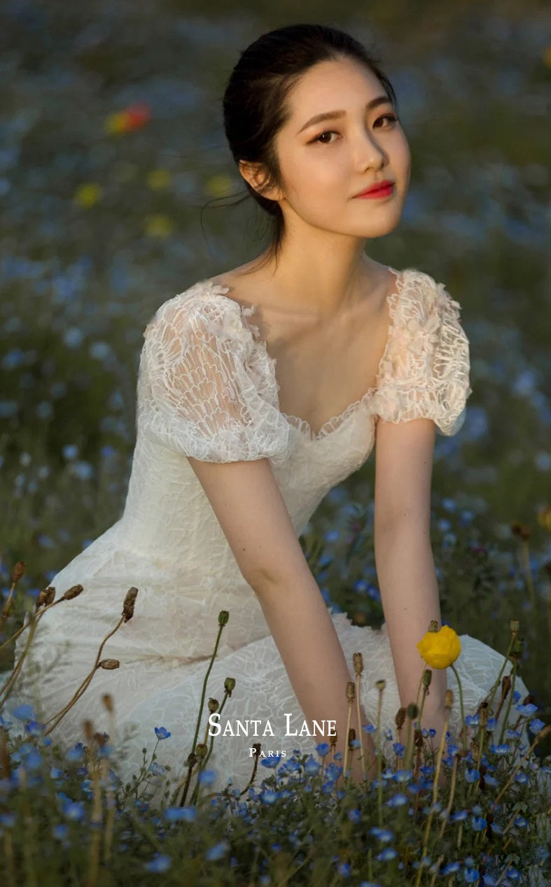Early Spring 2023 Bride's retro slim mermaid wedding dress- Fional