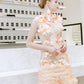 Limited edition one of a kind color gradient pleated tissue tulle ball gown evening layered wedding dress - Akai