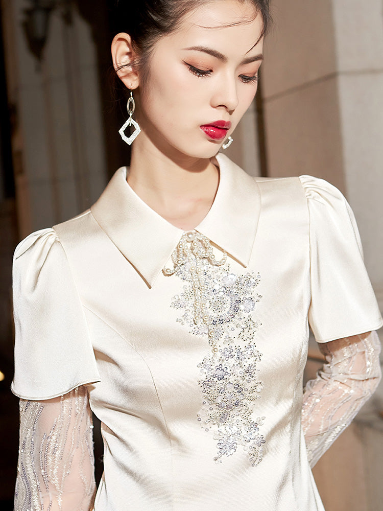 High-end light luxury high-end French dress - Midoe