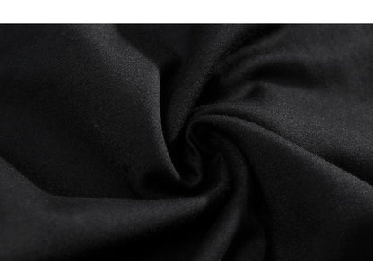 Black hollow fishtail dress little black dress lbd Openwork design fishtail dress- Parata