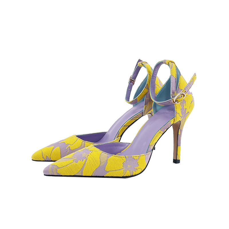 B-FEI original design niche color matching summer new sandals high heels- Gola