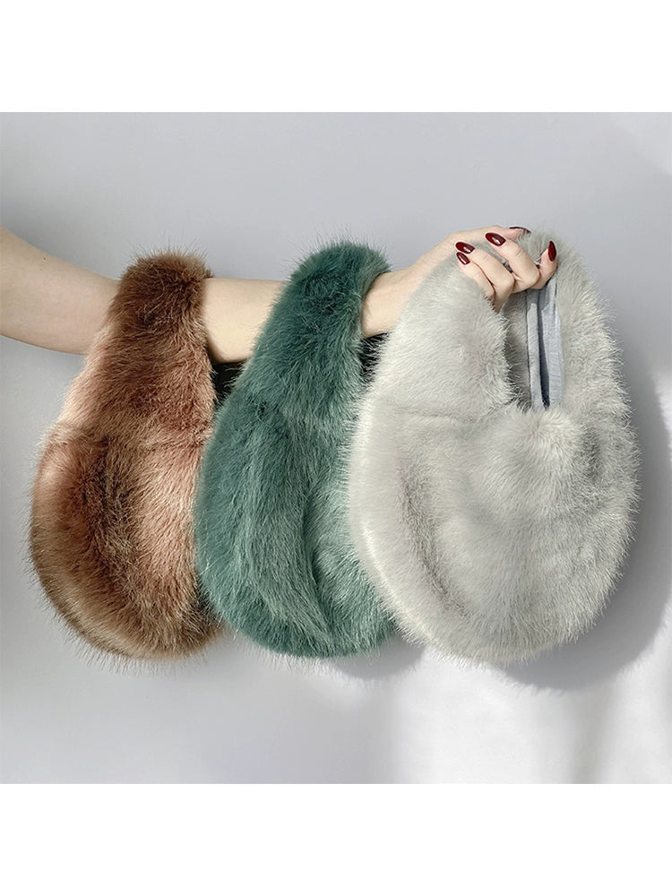 Le Palais Vintage Luxury Retro Casual Plush Bag-Kiki.