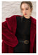 Winter Autumn Soft Cute Sweet Lace White & Scarlet Red Coat