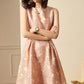Autumn luxury retro jacquard dress - Jiana