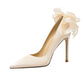 Lily champagne-colored high-heeled shoes women's pointed- Mira