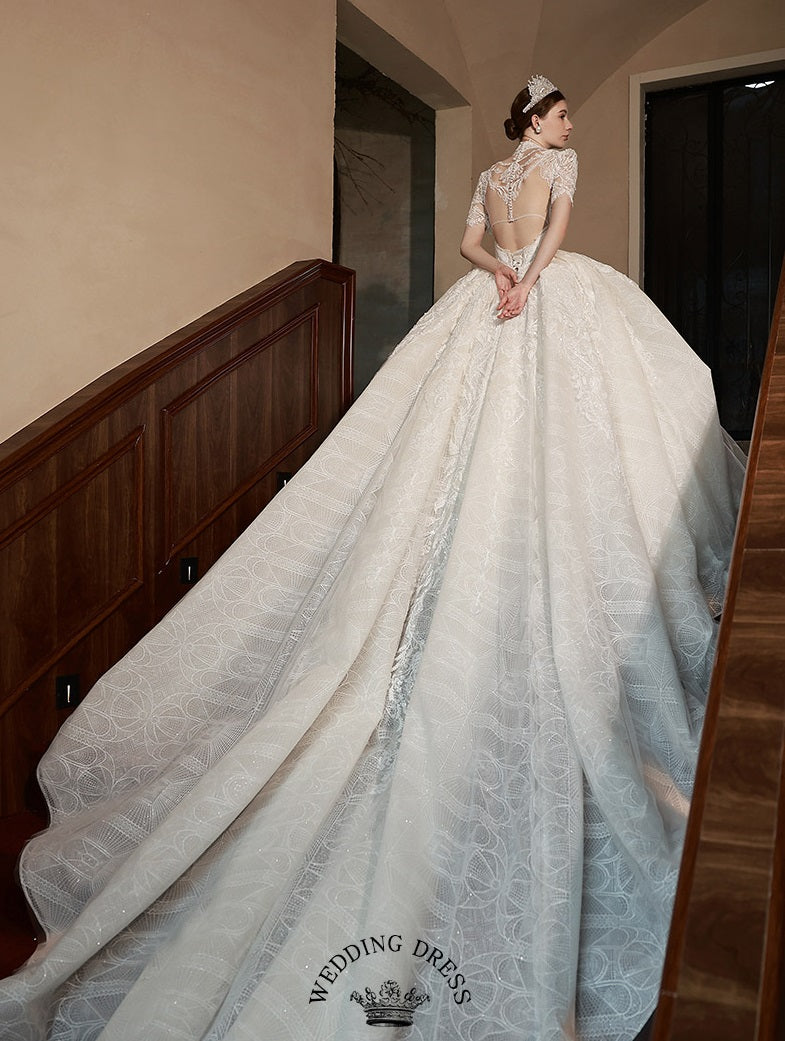 Early Spring 2023 high-quality retro wedding dress with tail- Jadis