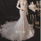 Early Spring 2023 wedding dress petite bride retro mermaid wedding dress- Latio