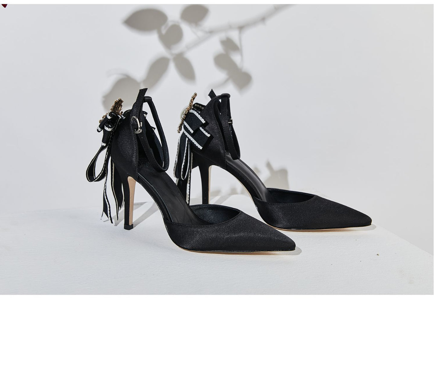 B-FEI  British bow retro sexy high-end elegant high-heeled sandals pumps - Bola