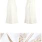 High end simple fishtail cocktail short wedding dress - Tilda