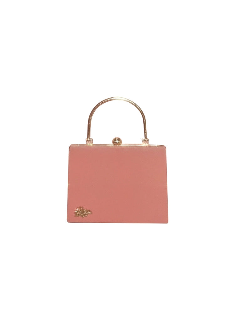 Le Palais Vintage Original Retro Delicate Velvet Crossbody Handbag-Diane.