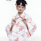 White embroidery cotton single breasted jacket top Suit Set- Tula