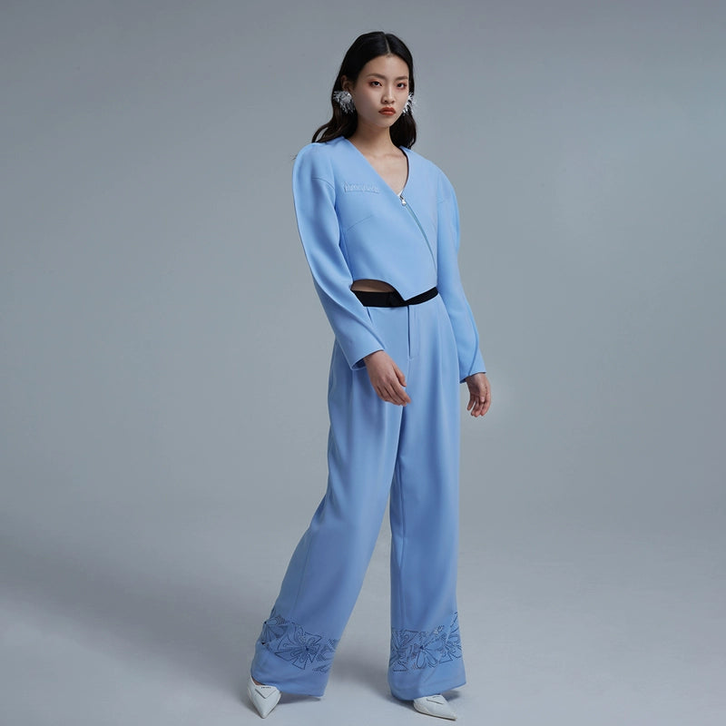 LEDIM W irregular blazer asymmetic luxury top - Arc