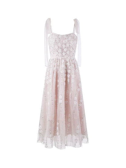 Wardrobes by Chen Luxury Pastel Pink beaded Sleeveless tulle bridal Dress-Khris