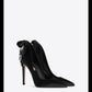 Fab Fei Early 2023 Spring high-heeled wedding shoes rhinestone bow pointed toe stiletto shoes- Cece