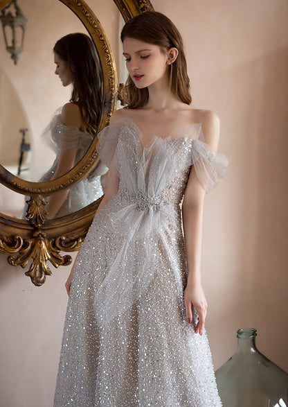 Early Spring 2023 French bride wedding dress super fairy dreamy simple- Fairy