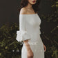 Early Spring 2023 original new one-shoulder satin mermaid wedding dress bridal dress- Vanilla Pillow