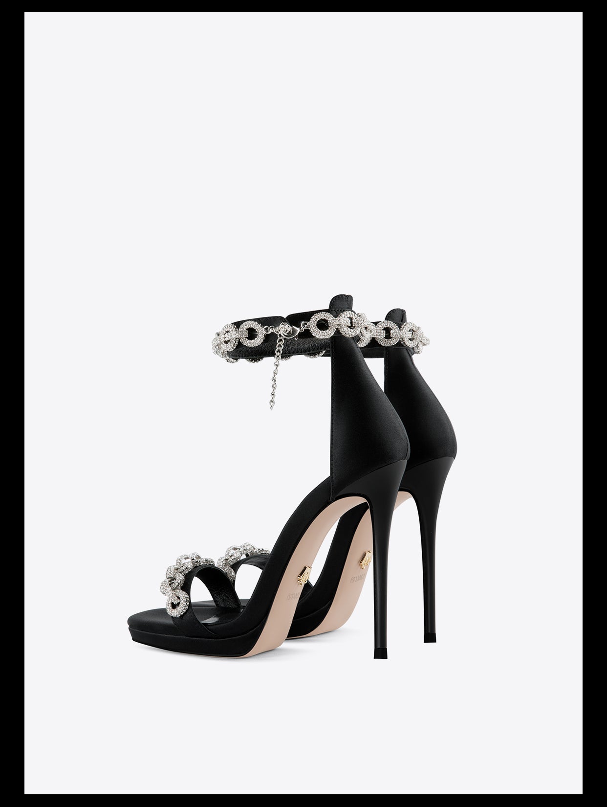 Fabeifei Early 2023 Spring new open-toed platform high-heeled rhinestone sanda shoes- Jess
