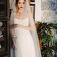 Early Spring 2023 original  Straight Shoulder Strap simple wedding bridal dress- Confession