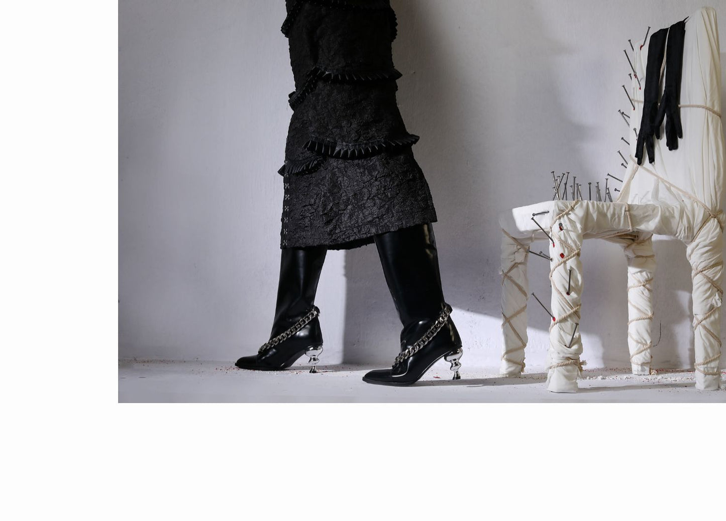 B-FEI unique patent knee high boots autumn and winter- Tolia