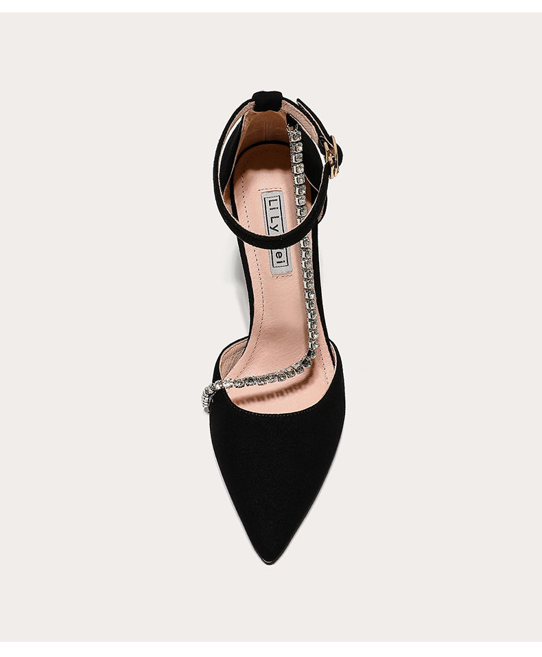Lily Wei design sense stiletto sandals with -Baotou