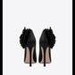 Fab Fei autumn flower high heels pointed toe banquet stiletto women's shoes- Lori