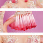 Vintage  inspired retro tassel pink dress- Victoria