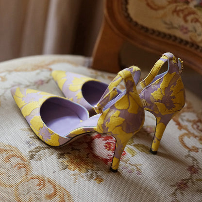B-FEI original design niche color matching summer new sandals high heels- Gola