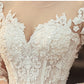 Early Spring 2023 long-sleeved trailing dress wedding dress- Moonly
