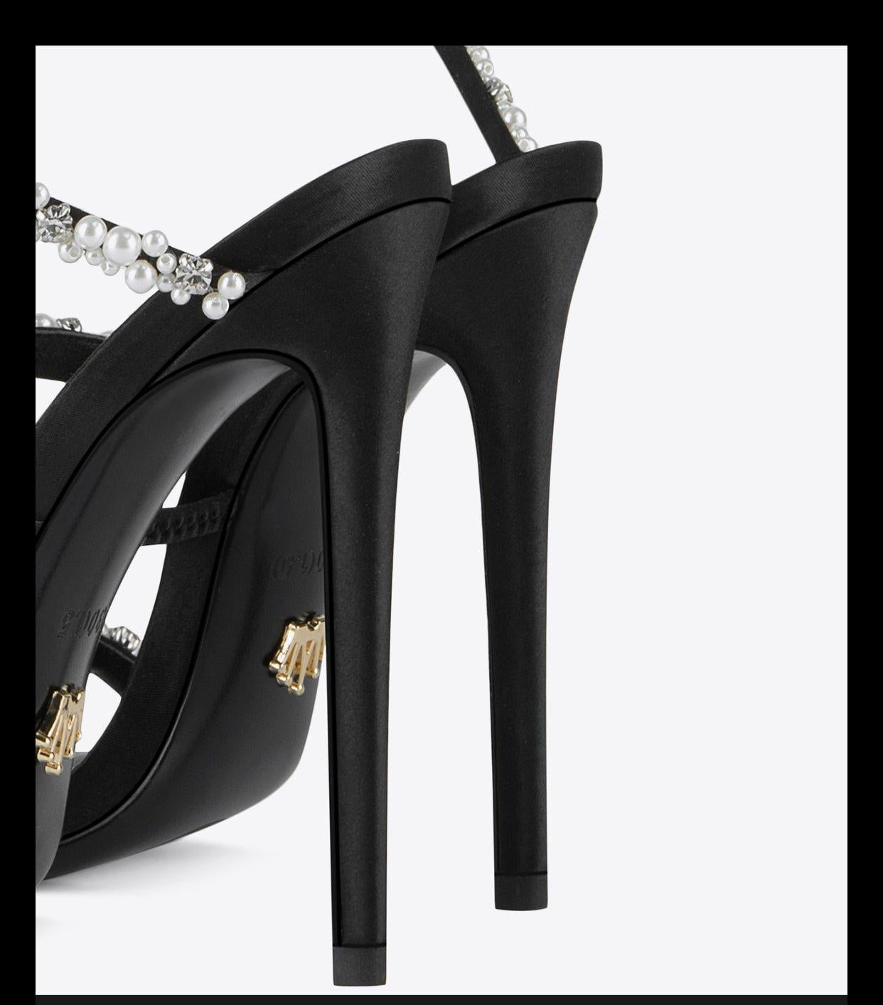Women Black High Heels Bows Pointed Toe Stiletto Heel Ankle Strap Pumps -  Milanoo.com
