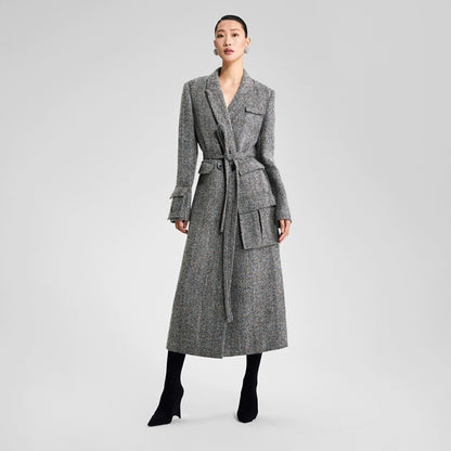 LEDIM W Premium tweed winter coat - SONA