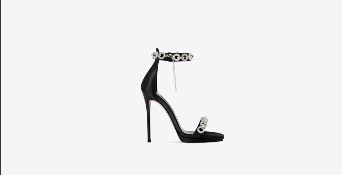 Fabeifei Early 2023 Spring new open-toed platform high-heeled rhinestone sanda shoes- Jess