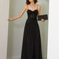 Fishbone tube top dress features a high waistline and long skirt silhouette dress= Ola