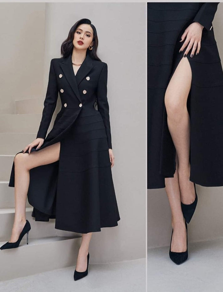 Long Sleeve Midi Dress-Hazel – GOOD GIRL REBEL