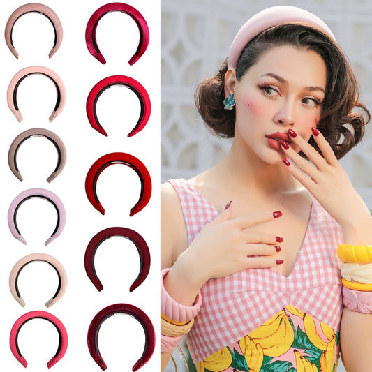 Le Palais Vintage Original  Rose Pink Headband- Rosie.