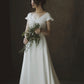 Early Spring 2023 original new satin simple wedding dress bride - Gente