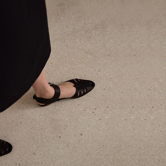 Le' Murmure hollow fish mouth sandals - Itec