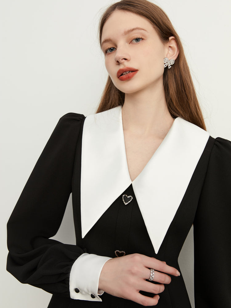 Classic Little Black and white Dress - Minio GOOD GIRL REBEL Classic Little Black and white Dress - Minio GOOD GIRL REBEL