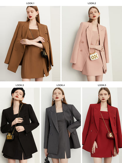 Slip dress + blazer suit set - Bian